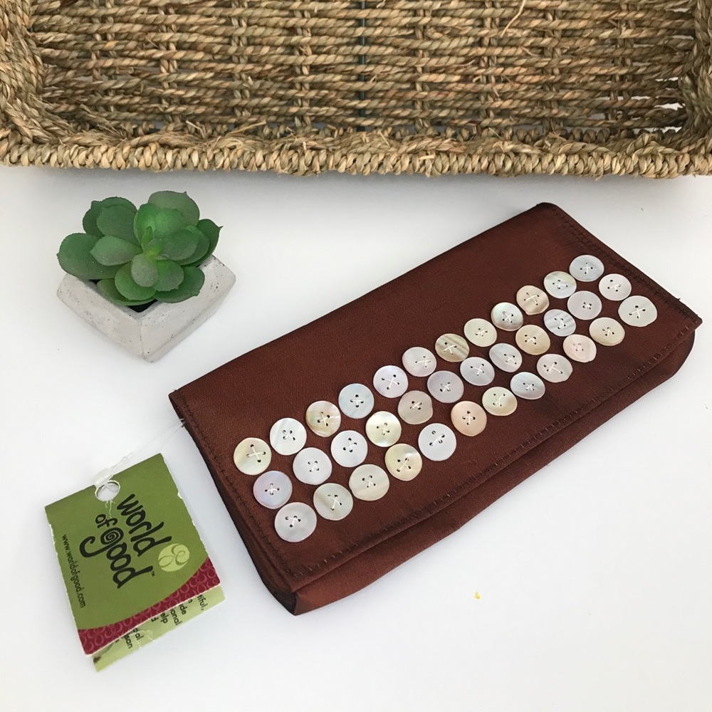 Gorgeous Silk Wallet. From Vietnam.